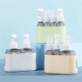 3/4-In-1 Travel Bottle Set TSA-Compliant Travel-Size Silicone Shampoo Bottles Portable Cosmetics Bottles for Vacation Toiletries Organizer Gym Goers Personal Care Business Trips. 