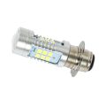 H6 Single-Claw Motorcycle 3030 21SMD Led Headlight Light Lamp Bulb 1200LM White 21W. 