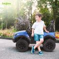 GoodLuck Baybee Kids Battery Operated Car Jeep Rechargeable Car for Kids Electric car for Baby Ride On Toy Car with R/C for Boys & Girls Kids 3 to 8 Years-Benzee Blue.