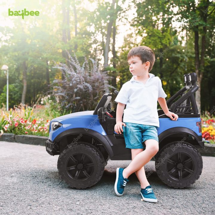 GoodLuck%20Baybee%20Kids%20Battery%20Operated%20Car%20Jeep%20Rechargeable%20Car%20for%20Kids%20Electric%20car%20for%20Baby%20Ride%20On%20Toy%20Car%20with%20R/C%20for%20Boys%20&%20Girls%20Kids%203%20to%208%20Years-Benzee%20Blue%20-%20Image%202