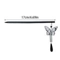 Chinese Style Butterfly Tassel Hairpin Chopstick Hair Stick Hair Ornament Pan Hair Headdress Female Antique Hair Accessories.