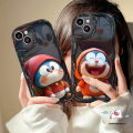 Cartoon Doraemon Casing Compatible For Oppo A38 A16 A58 A15 A78 A98 A57 A54 A31 A95 A55 A5 A76 A3s A1k A9 A74 A17 A16K A52 A5s A77s A53 A12 A7 A96 A17k Reno 10 5 4F 8T Originality Cute 3D Wavy Curved Edge Soft Case. 