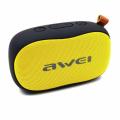 Awei Y900 - Wireless Bluetooth Speaker - Black and Yellow. 