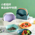 Multicolor 6-Piece Square Plate Set.