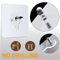 Hook Non Marking Screw 10Pcs Punch Free Wall Stickers Home Seamless Nail With Nut And Nut Cap.