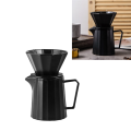 Pour over Coffee Maker Set Ceramic Pour over Coffee Dripper Set. 