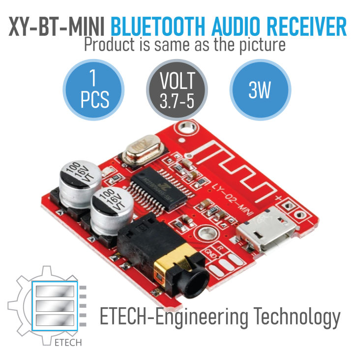 Bluetooth 5.0 Audio Receiver Module XY BT Mini with MP3 Lossless Decoder 3.7 to 5V