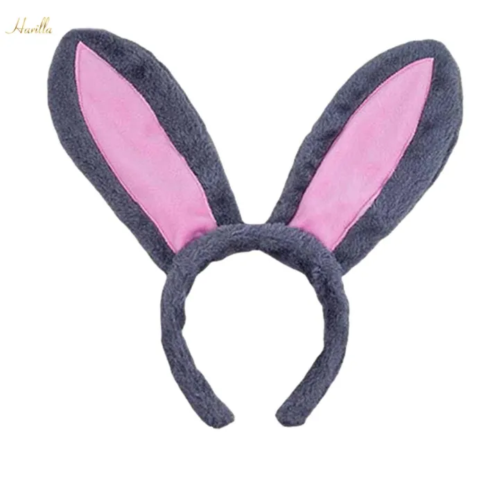Bunny%20Costume%20Set%20Cosplay%20Nose%20Modern%20for%20Stage%20Shows%20Easter%20Themed%20Parties%20Gray%206pcs%20-%20Image%209
