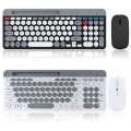 Charging 2.4G+Bluetooth the third mock examination card slot keyboard mouse set tablet notebook desktop computer universal.