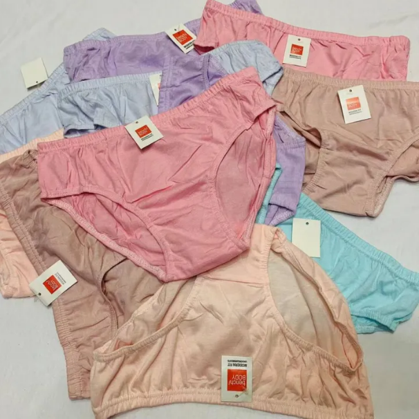 3 Piece Cotton Panty for Women and Girls - Export Quality