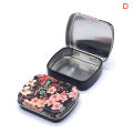 Portable Mini Metal Hinged Tin Box With Lid Rectangular Small Storage Container NOVO. 