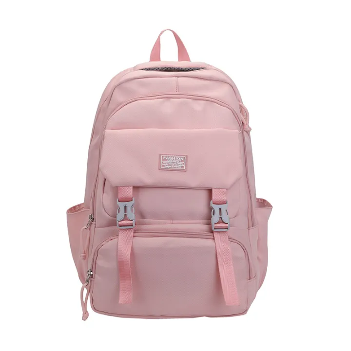 2024%20New%20Oxford%20Cloth%20Backpack%20Korean%20Version%20Solid%20Color%20Middle%20School%20and%20High%20School%20Student%20Bag%20Large%20Capacity%20Simple%20Style%20Backpack%20Trend%20-%20Image%206