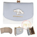 Sanrio Kuromi Melody Cinnamoroll Pompuri Premium Short Wallet HK - DP001.. 