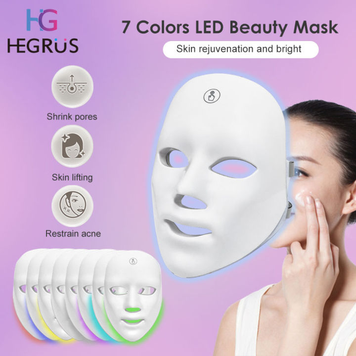 HEGRUS%207%20Colors%20LED%20Facial%20Mask%20Photon%20Therapy%20Rejuvenation%20Anti%20Acne%20Removal%20Care%20Mask%20Beauty%20Instrument%20Whitening%20Led%20Mask%20Machine%20-%20Image%202