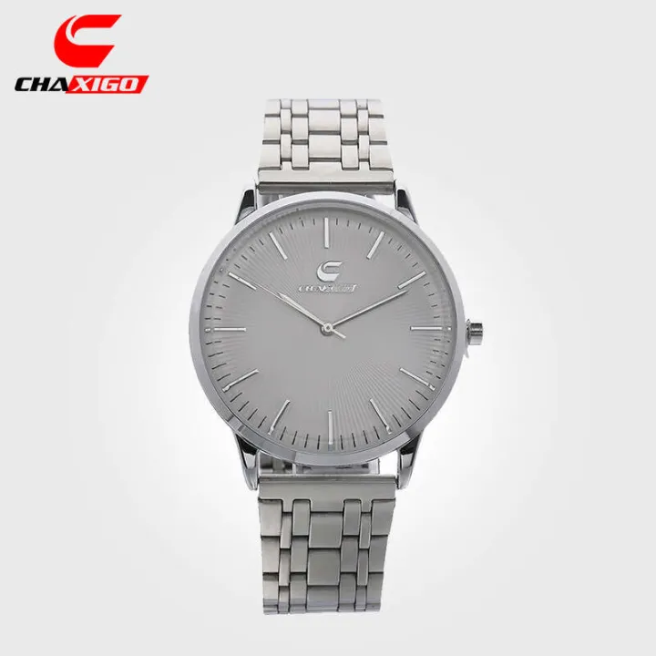 Kasig%20CHAXIGO%20Men's%20Light%20and%20Thin%20Waterproof%20Fashion%20Sports%20Steel%20Band%20Quartz%20Watch%20Straight%20-%20Image%203