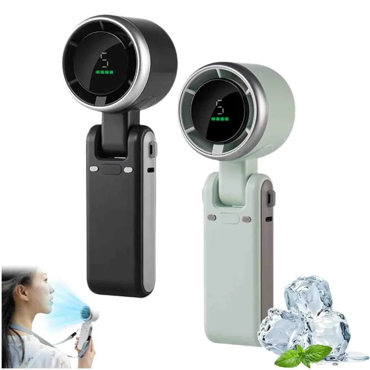 EasyAcc%20Handheld%20Portable%20Turbo%20Fan,%20Hand%20Powerful%20Fan%204000%20Battery%205%20Speeds%20180%C2%B0Foldable%20with%20Air%20Turbo%20Tech%20USB-C%20Rechargeable%20Personal%20Cooling%20for%20Travel%20Outdoor%20Black%20-%20Image%203