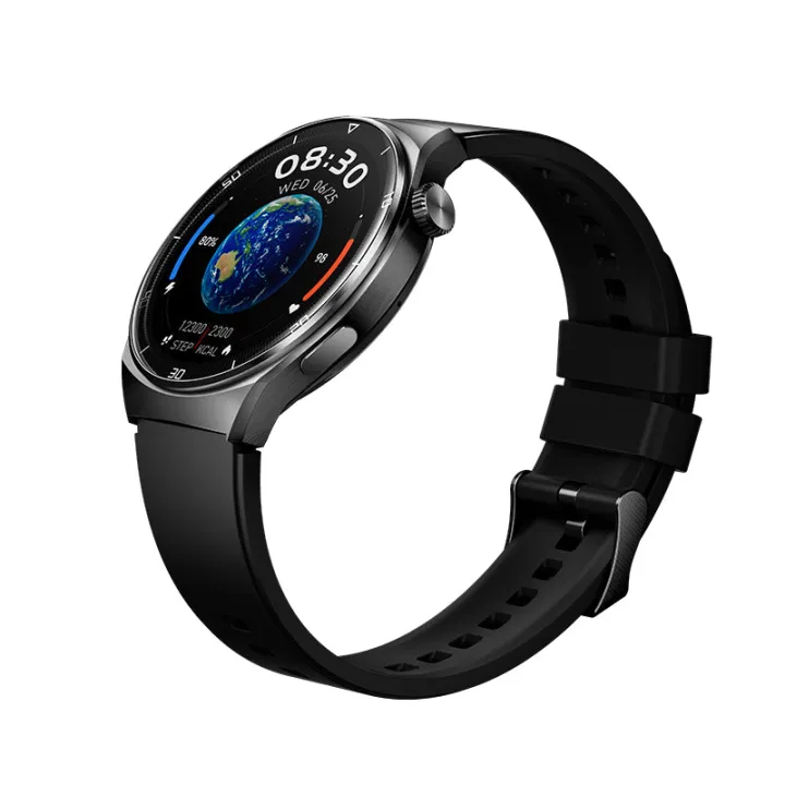 QCY GT2 Smart Watch 1.43inch AMOLED Display Zinc Alloy Watch Frame Bluetooth Calling Playback 24 Hours Rate & Sleep Monitor100+ Sports Modes Smartwatch for Men and Women