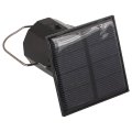 Wind Spinner Rotating Motor Solar Energy Electric Battery Powered.