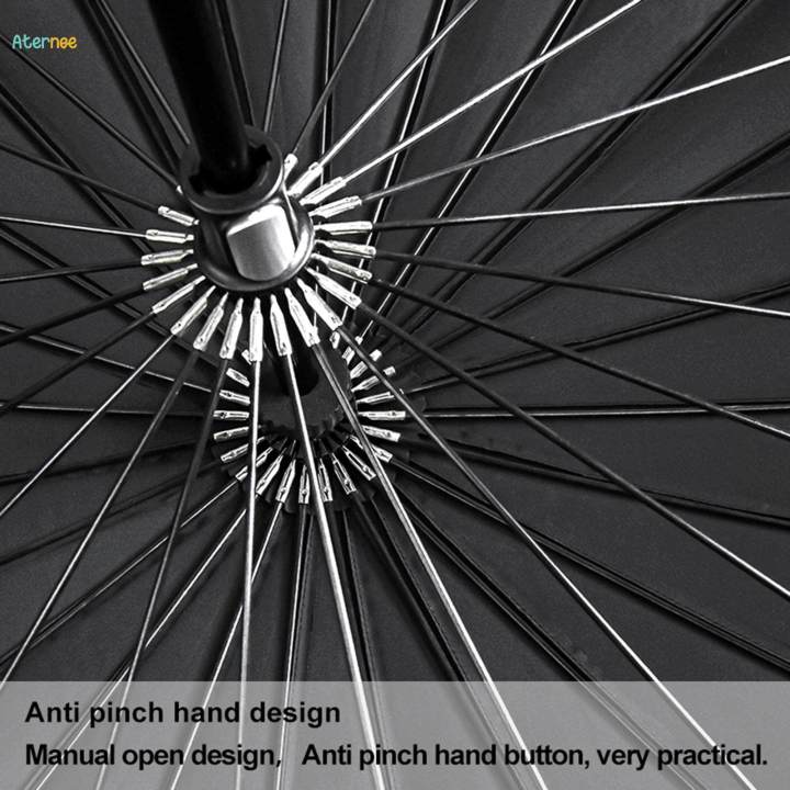 24%20Ribs%20Rain%20Umbrella%20Classic%20Windproof%20Umbrella%20for%20Outdoor%20Walking%20Trips%20-%20Image%202