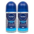 Nivea Men Roll On Fresh Active Deodorant 50 ml by Germany KaKa.