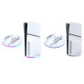 For PS5 Slim Console Vertical Stand For PS5 Slim Optical Drive/digital Version Base Stand With Atmosphere RGB Light Universal Hudduo. 