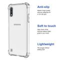 For Samsung Galaxy A01 / Samsung Galaxy M01 TPU Back Cover Shockproof Silicone Bumper - Transparent Phone Case pani Cover.