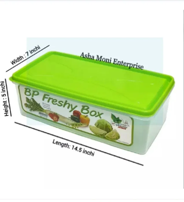 Good quality Strong BP Big Size Freezer Food Storage Box 4000ml Food Grade Box 1 Piece
