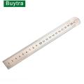 1pc Stainless Steel Metal Ruler Metric Rule Precision Double Sided Measuring Tool.