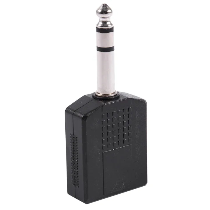 3X%20Mono%206.35mm%20Male%20Plug%20to%20Dual%206.35mm%20Female%20Socket%20Splitter%20Adapter%20Connector%20-%20Image%203