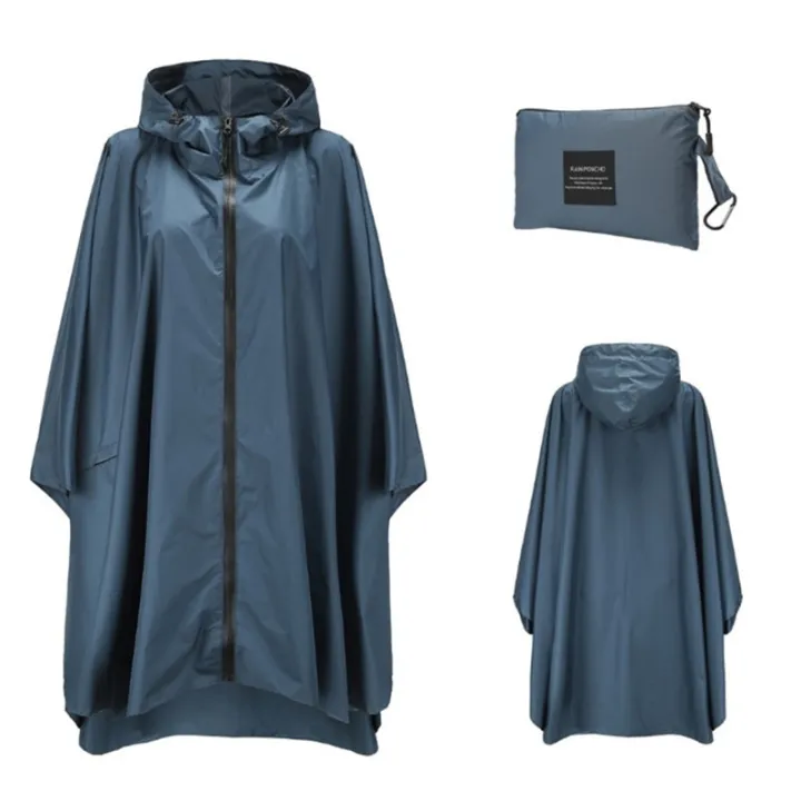 Women%20Men%20Poncho%20Raincoat%20Waterproof%20Tent%20Cover%20Wear%20Outdoors%20Hiking%20Biker%20Rain%20Coat%20Jacket%20Zip%20Cloak%20Capa%20De%20Chuva%20-%20Image%203