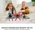 Transformable Chain Robot Toy DIY Deformation Robot Deformed Mechanical Spiral Twister Decompression Fingertip Toy - Baby Toys - Baby Toys - Baby Toys. 