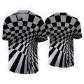 2021 fashion casual short sleeve three-dimensional Whirlpool men's T shirt 3D printing T shirt summer V-neck daily funny t shirt.