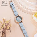 New LouiWill Women' Watch Fahion Quartz Movement Belt Watch trap Watche Two-color Dial Deign Cutting Diamond Mirror urface Elegant Deign Watch Writwatch With Luminou Pointer. 