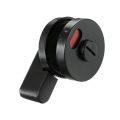 Bathroom Nylon Plastic Public Toilet Handle Black Door Lock Indicator Lock.