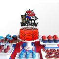 Disney Spiderman Birthday Party Cake Decorations Kids 1 2 3 4 5 6 8th Birthday Cake Toppers for Kids Boys Party Cake Decoration. 