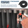 Rubber Foam Pipe Insulation Outdoor Water Pipe Insulation Foam Tube for Freeze Protection Black Foam Tubing for Heat Preservation Thermal Insulation Foam Pipe. 