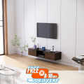Bniture TV Unit for Living Room, Bedroom Unit Cabinet Wall Mount Ideal for   Storage Display Unit, Remote Holder, Set Upbox stand, TV Upto 30" to 50"(Flower Wenge)10/40. 