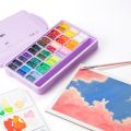HIMI Twin Cup Jelly Gouache Paint Set, 36  And 48 Colors 12g, Paint for Canvas and Paper, Art Supplies for Professionals. 