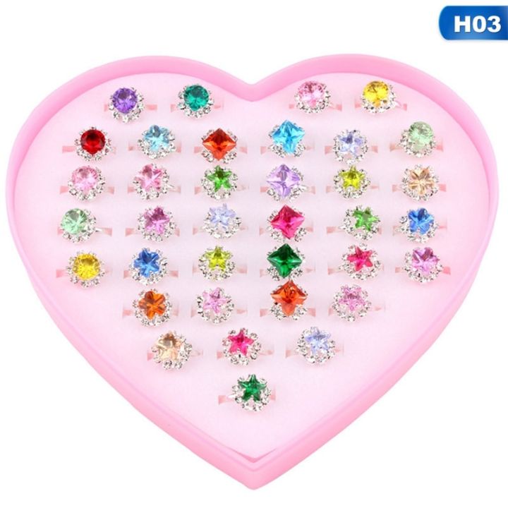 12/24/set%20Mixed%20Flower%20Heart%20Ring%20Baby%20Kids%20Girl%20Children's%20Cartoon%20Rings%20With%20Display%20Box%20For%20Christmas%20Gift%20-%20Image%204