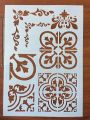 Stencil for Wall & Fashion Painting Template 10 by 8 inch..