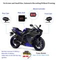 VSYSTO Motorcycle Camera Dual 1080p Motorbike Dash Cam Wifi Video Recorder Night Vision ,Loop Recording G sensor. 