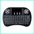 Backlit Mini Keyboard With Touchpad Mouse: Wireless Combo For Gaming And Media Control.