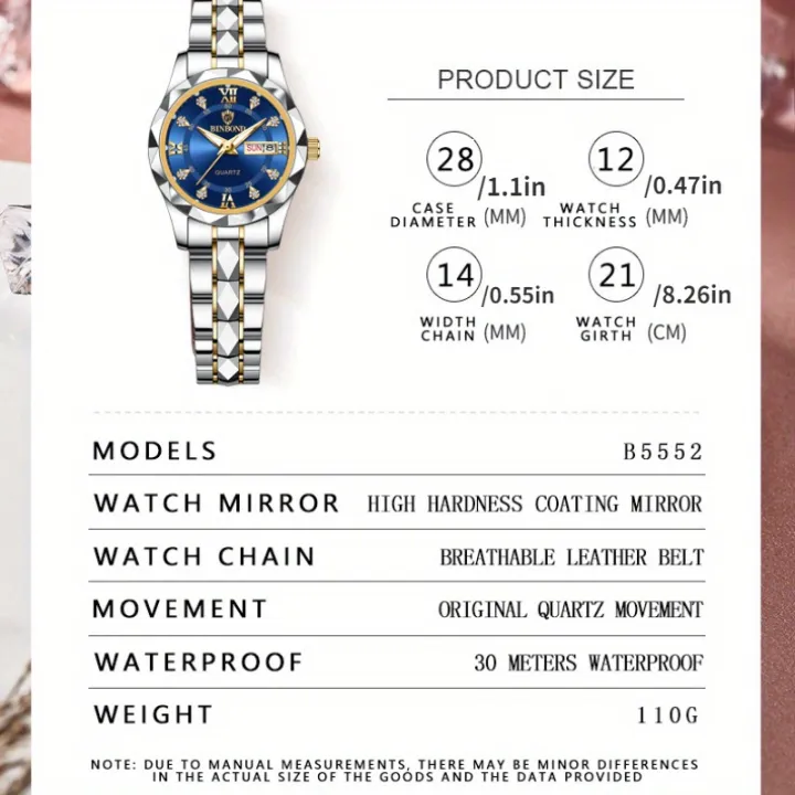 BINBOND%20Luxury%20Rhinestone%20Quartz%20Watch%20Night%20Glow%20Fashion%20Calendar%20Analog%20Business%20Leisure%20Wrist%20Watch%20-%20Image%204