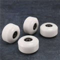 Skateboard Wheels with Bearings 52X30mm Street PU Wheels Skateboard Parts Cruiser Longboard Wheels (Set of 20) White.