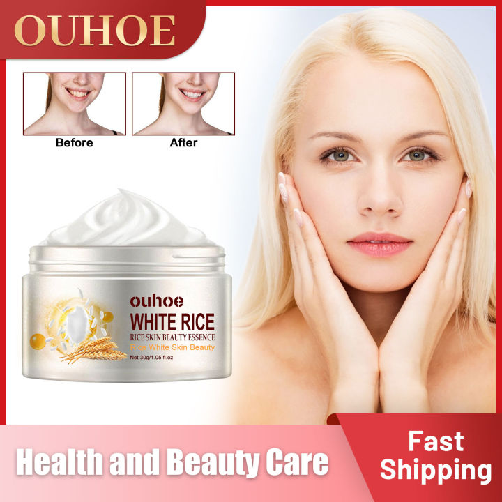 White Rice Wrinkle Remove Cream Fade Fine Lines Acne Moisturizing Anti Aging Lifting Firming Smooth Skin Revitalizing Face Cream