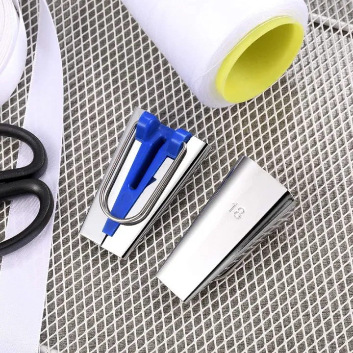 5Pcs%20Sewing%20Accessories%20Bias%20Tape%20Maker%20Set%20Patchwork%20Tools%206/9/12/18/25%20mm%20Bias%20Binding%20Tape%20Maker%20-%20Image%209