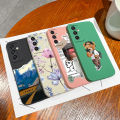 For Samsung Galaxy A15 Phone Case Cartoon Liquid Silicone Full Coverage Anti Drop Bumper For Samsung A15 A 15 4G 5G Back Cover.