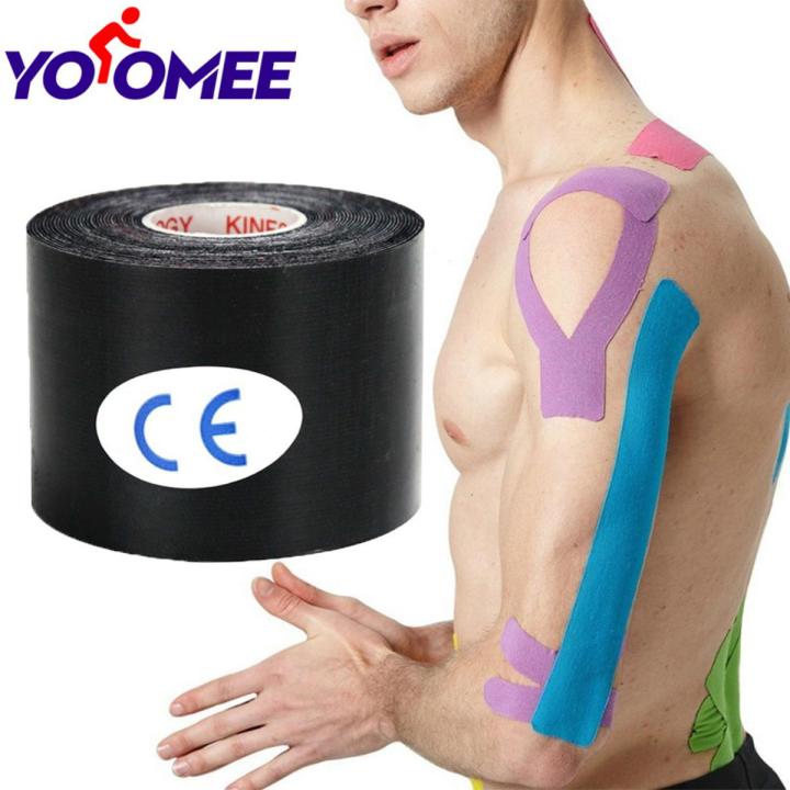 Elastic Kinesiology Tape Athletic Recovery Sports Safety Muscle Pain Relief Knee Pads Support Gym Fitness Bandage