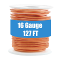 Copper Wire, 99.9% Soft Pure Bare Copper Wire for Gardening, Electroculture,16 Gauge/ 1.3 mm Diameter, 127 Feet,1 Pound Durable.