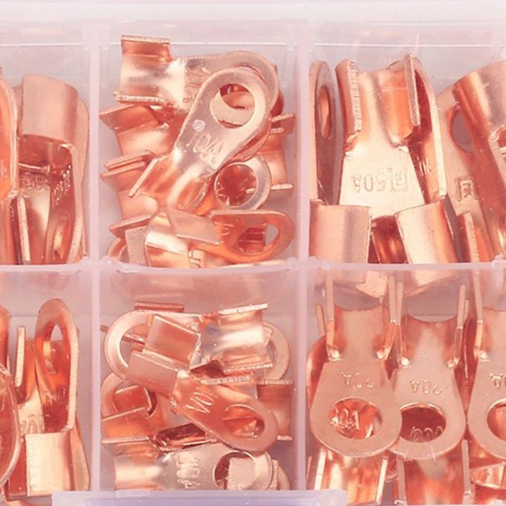 Open%20Barrel%20Copper%20Ring%20Lug%20Terminals%20Wire%20Crimp%20Connector%20Assortment%20Kit%20OT%2010A%2020A%2030A%2040A%2050A%20(Pack%20of%2070)%20-%20Image%205